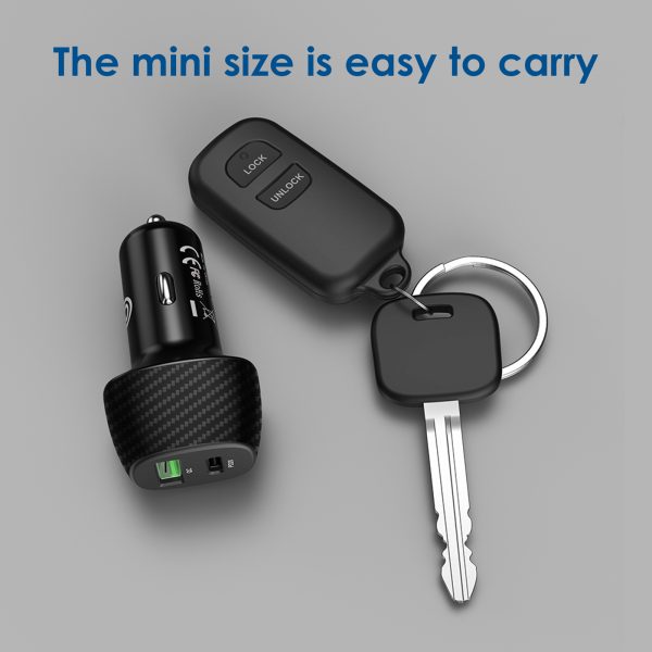 Car Fast Charging - 51W - 1C+1A
