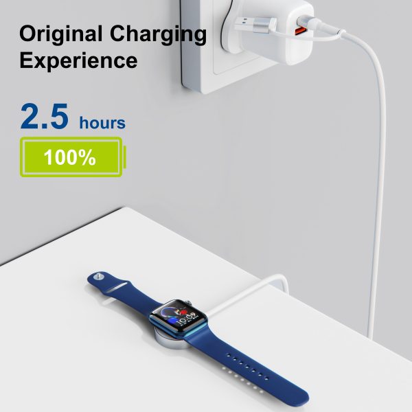 2 IN 1 (PP-WC03) Wireless Watch Charger With USB A & C Port