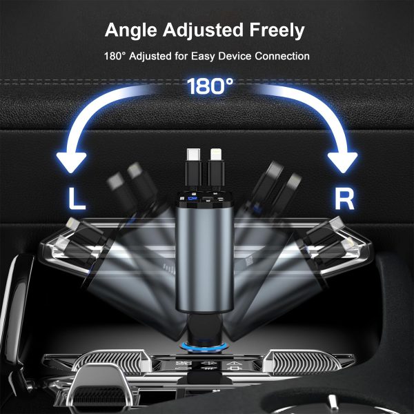 4 IN 1 Car Charger - 120 Watts
