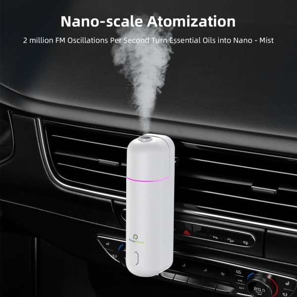 The Scentry mini car aroma diffuser (ultrasonic diffuser)with 6 scents