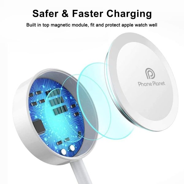 2 IN 1 (PP-WC03) Wireless Watch Charger With USB A & C Port