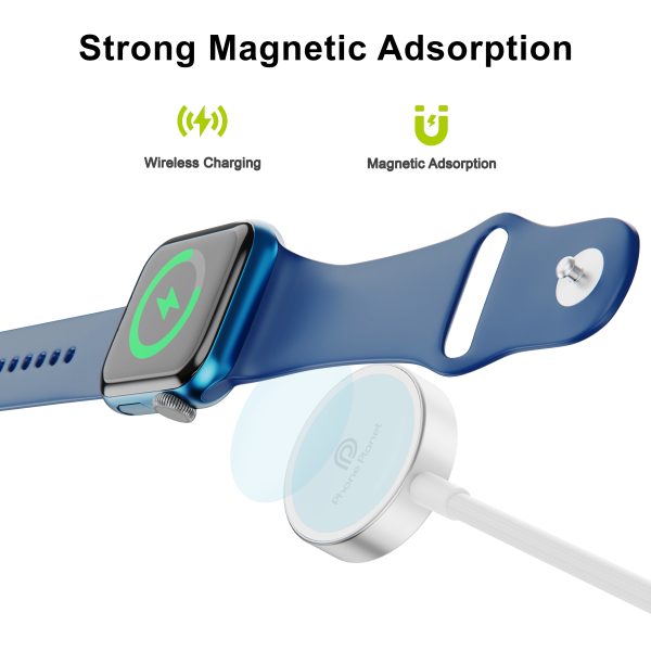 2 IN 1 (PP-WC03) Wireless Watch Charger With USB A & C Port