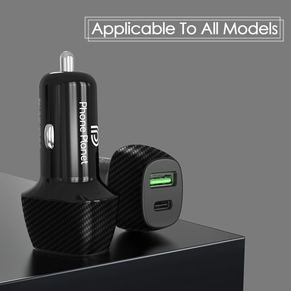 Car Fast Charging - 51W - 1C+1A