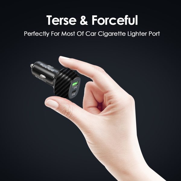 51W Type C+ USB Car Charger