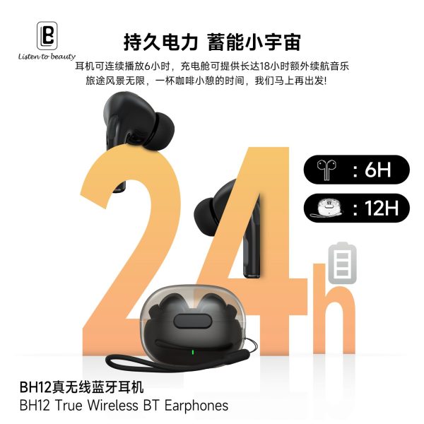 True Wireless Bluetooth Noise-Canceling Earbuds with Touch Control